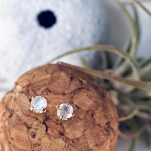 Moonstone Studs