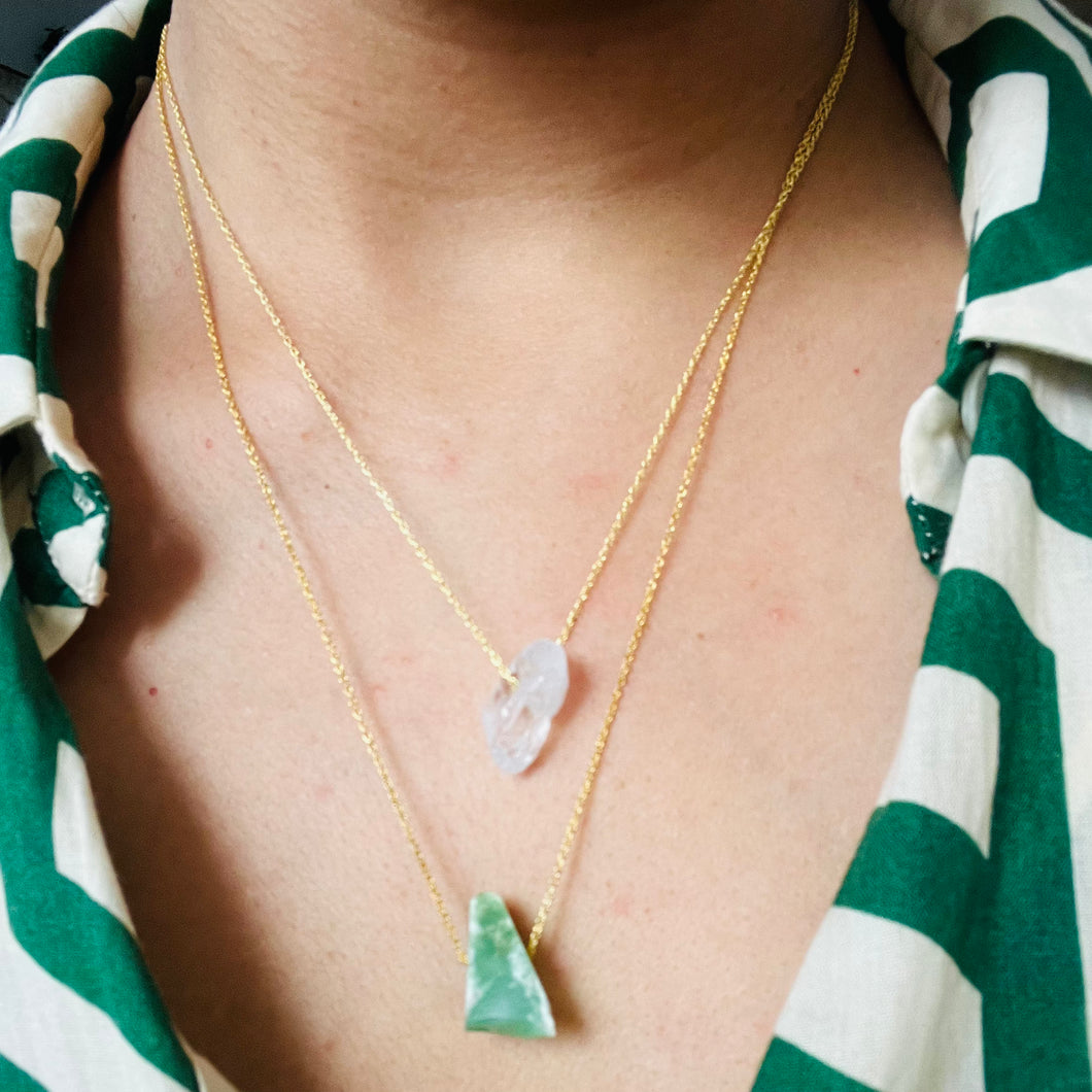 Raw Gemstone Necklace