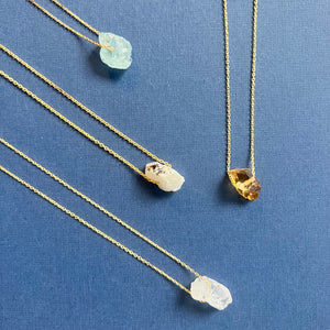 Raw Gemstone Necklace