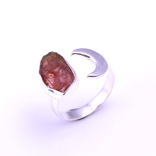 Ruby Crescent Ring
